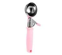 LIFKOME 1 pièce Cuillère à Glace Acier Inoxydable Outil Pratique pour Glaces et Desserts Design Fruit Couleur Rose Ustensile et