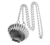 LIFKOME 1 Pièce Mini Messager Petit à Bandoulière Unique Mini Chaîne en pour Femme Mini à Chaîne Mini- Fourre-Tout à Bandoulière Portefeuille Silver