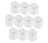 LIFKOME 10 pièces Bouchons Pression de Remplacement pour Flacons Lotion Shampooing Anti-fuite Caps Adaptés Aux Bouteilles de Soins Corps et Cheveux