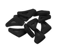 LIFKOME 10 Pièces Cache-Oreilles antidérapants Crochets d'oreille pour Lunettes Oreillettes pour Lunettes Crochets d'oreille en Silicone Crochet d'oreille Porte-Lunettes Gel de silice Noir