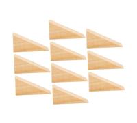 LIFKOME 10 Pièces Cale en Bois Butée De Porte Antidérapante Butoir De Porte Protecteur Mural Porte S'arrête Protecteur De Porte Anti-Collision Cale D'arrêt De Porte en Bois Coin De Porte