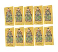 LIFKOME 10 Pièces Carte Amulette Tai Année du Dragon Carte de Protection Chinoise Portable et Légère Décoration Traditionnelle pour Fortune et Paix