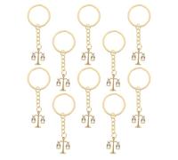 LIFKOME 10 Pièces Lot de Porte-clés Avocat avec Pendentif Balance Justice et Marteau Décoration Esthétique pour Étudiants Droit Accessoires pour Sacs et Clés Cadeau pour Juristes et