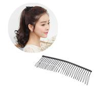 LIFKOME 10 pièces Peignes à Fil Métallique Simples pour Femme Accessoires Cheveux Légers et Durables Protection les Mèches Rebelles Noir