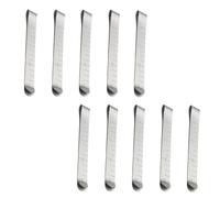 LIFKOME 10 pièces Pinces à Ourlet avec Règle Gravée Clips de Couture Métalliques pour Vêtements Outils de Mesure DIY pour Couture Patchwork et Bricolage