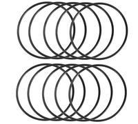 LIFKOME 10 pièces Silicone Sealing Rings For Water Purifier Filter Housing Flexible And Gaskets For Ro Membrane Filter Replacement Inner Diameter