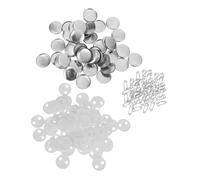 LIFKOME 100 ensembles Badge Bouton Vide Kit DIY pour Décoration Souvenirs et Projets Personnalisés