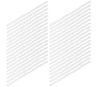 LIFKOME 100 Pcs Pochettes de Protection de Ceinture Longues en Plastique