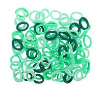 LIFKOME 100 Pièces Élastiques Cheveux Filles Garçon Fille Sans Couture Doux Hautement Élastique Bandes Vert Dégradé Adaptées Aux Cheveux Fins Et Bouclés Pour Usage Quotidien Et Fêtes