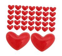 LIFKOME 100 Pièces Formes Cœur Résine Miniatures Plates Charms pour Bijoux Diy Pendentifs Amour pour Bracelets Colliers Boucles Doreilles Accessoires Créatifs Polyvalents