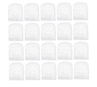LIFKOME 100 pièces Masques Visage Tissu Pré-découpée Forme Grimace pour Soins Spa Exfoliation et Purification Peaux Lisses et Hydratées