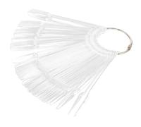 LIFKOME 100 pièces Nuancier Ongles Transparent Palette Présentoir Pratique pour Vernis Manucure Salon Nail Art