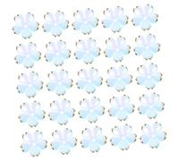 LIFKOME 100 Pièces Perles Acryliques Fleurs Cerisiers Perles Intercalaires Mini Pétales Charms Fleurs DIY pour Bracelets Colliers Boucles Doreilles Accessoires Bijoux Artisanaux Lake
