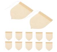 LIFKOME 100 Pièces Sachets Filtre Thé Jetables Papier Non Blanchi Filtre à Thé Vrac Pratique et Sûr Infuseurs à Usage Unique pour Café et Médicaments Format