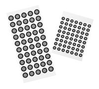 LIFKOME 106 pièces Marqueurs de Référence Réfléchissants pour Scanner Points de Marquage pour Capture de Mouvement et Numérisation de Précision Film Réfléchissant pour Objets Lisses