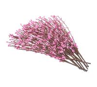 LIFKOME 10pcs Branche de Baies Artificielles en Papier Rose Réaliste et Vive, Décoration de Printemps pour Table, sans Besoin D'arrosage, pour Fêtes et Photos