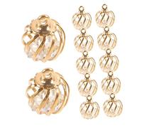 LIFKOME 10pcs Breloques Lanterne Évidées Perles Bijoux Diy Fabrication Bracelet Collier Boucles D'oreilles