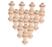LIFKOME 10pièces Poteau Armoire Non Peint De Colonne Romaine Piliers Sculptés pour Meubles Et Décoration Intérieure Balustres Escalier Massif Fleurons pour
