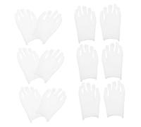 LIFKOME 12 paires Gants Coton Épaissis Blancs pour Inspection de Bijoux Protection Antistatique pour Manipulations Professionnelles Confort Moyen pour Cérémonies et Expositions