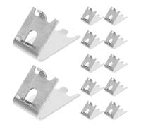 LIFKOME 12 Pièces Clips de Support pour Étagère de Congélateur Acier Inoxydable Fixations Robustes pour Réfrigérateur et Armoire Réfrigérée Supports pour Usage Domestique et Commercial