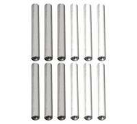 LIFKOME 12 pièces Electrolyzer Iron And Aluminum Rods For Water Purity Testing Science Parts For Laboratory Electrolysis Portable Conductivity Rods With Aluminum Holder