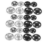 LIFKOME 120 Ensembles Boutons-pression Métalliques à Coudre Lot de Pressions Invisibles pour Vêtements Sacs et Manteaux Couture Discrète et Compatible Tissus Variés