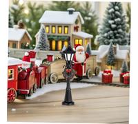 LIFKOME 12pièces Lampadaires Miniatures Lot pour Maison De Poupée Village Noël Décoration Micro-Paysage Faire Soi-même Lanternes De Chemin
