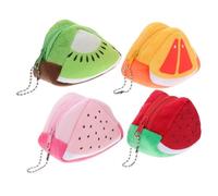 LIFKOME 12pièces Porte- Peluche Forme De Fruit De Mini Pochettes Triangulaires Pastèque Fruit Dragon pour Petits Objets pour