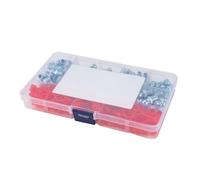 LIFKOME 140 pièces Embouts de Graissage Zerk Fer Hexagonal Assortiment Droit et Coudé avec Bouchons Anti-poussière pour Raccords Hydrauliques et Graisseurs Kit avec Boîte de Transport