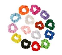 LIFKOME 15 pièces Lot de Chouchous Velours Multicolores Élastiques Doux et Résistants pour Queue de Cheval Accessoires Cheveux pour Femmes et Filles