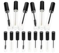 LIFKOME 15 Pièces Lot de Tubes Mascara Vides avec Brosse Cils et Applicateurs pour Gloss et Eye-liner Rechargeables et Réutilisables pour Cosmétiques DIY et Voyage