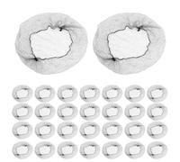 LIFKOME 150 Pièces Filets à Cheveux Invisibles Noirs en Nylon Élastique pour Chignon, 20 Pouces, Lot de 150 Pièces, Maintien Professionnel pour Danseuses, Restauration et Coiffures