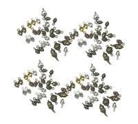 LIFKOME 150 Pièces Pendentifs Glands et Pommes de Pin Vintage Métal Charms Légers pour Création Bijoux DIY Breloques Rustiques pour Boucles Oreilles et Colliers