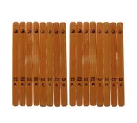 LIFKOME 16 Bâtonnets Divinatoires en Bambou Naturel Accessoires Traditionnels Chinois pour Divination Format Compact 16 Pcs pour Temples et Rituels D’Astrologie Chinoise