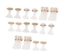 LIFKOME 16 pièces Lot de Séparateurs Orteils Silicone Souple pour Pédicure Positionnement Précis Maintien Stable Outils Manucure DIY pour Vernis Gel Usage Double