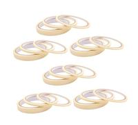 LIFKOME 18 rouleaux Ruban Adhésif Nail Art Autocollant Bande de Masquage Papier Texturé Bande Décorative Amovible pour Manucure DIY et Collage Précis