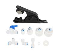 LIFKOME 1ensemble Kit De Connecteurs De Ligne Eau Pour Machine à Glace De Raccords Compatibles Pour Installation Facile Et Rapide Matériau Pom Alimentaire Durable Et Sécurisé