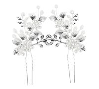 LIFKOME 1paire Peigne à Cheveux Pour Mariée Accessoire De Mariage Avec Et Design Pour Nuptiales Événements Spéciaux