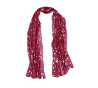 LIFKOME 1pièce Écharpe De Noël Femme Motif Flocon De Foulard Chaud Et Élégant Pour Hiver Accessoire Chic à Offrir