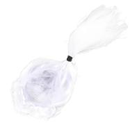 LIFKOME 1pièce Perruque Cosplay Blanche Pour Fête Et Halloween Perruque De Juge Ou Avocat Fibres Synthétiques Accessoire De Déguisement