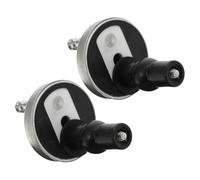 LIFKOME 2 ensembles Fixations pour Abattant Wc Inox avec Charnières à Dégagement Rapide Kit de Vis et Boulons pour Accessoires Siège Toilette Installation Simple et Connexion Sécurisée