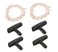 LIFKOME 2 ensembles Kit de de Tirage pour Porte de Garage avec Poignée Système de Urgence Robuste Mètres pour Échelle et Sécurité Domestique
