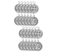 LIFKOME 2 Ensembles Pendentifs Saint Benoît Charms Pendentifs Pour Clés Colliers Décorations Personnalisées 12 Pièces * 2