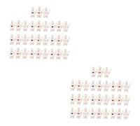LIFKOME 2 Ensembles Pendentifs Soldat De Poker Lot Pour Diy Colliers Bracelets Décorations De Clé Accessoires De Bijoux Colorés Noir Rouge Rose 30 Pièces * 2