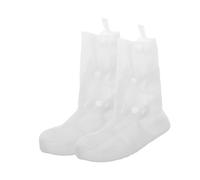 LIFKOME 2 Paires Lot Couvre-Chaussures Imperméables Silicone Antidérapant Protection Pluie Renforcée pour Voyage Cyclisme et Usage Extérieur