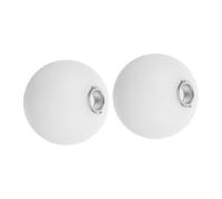 LIFKOME 2 pièces Abat Jour Sphérique Verre avec Filetage Lot de Lampes de Plafond pour Éclairage Doux et Élégant