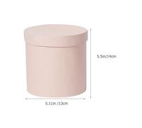 LIFKOME 2 pièces Boîte à Fleurs Ronde Mini Seau à Fleurs pour Mariage et Décoration pour Arrangements Floraux et Souvenirs Couleur Rose Douce Parfait pour Élégant