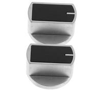 LIFKOME 2 Pièces Boutons de Universels pour Réchaud Zinc Remplacement pour Cuisinière Four Design Ergonomique Facile à Nettoyer