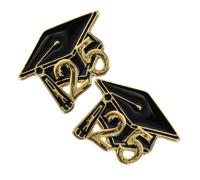 LIFKOME 2 Pièces Broche Capuchon de de Diplôme Souvenir Élégant pour Fête de Graduation et Commémoration Examens Accessoire Distinctif pour Étudiants et Diplômés