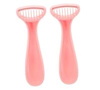 LIFKOME 2 Pièces Couteau à Épiler Rasoir Pour Les Poils Du Corps Les Femmes Font Face à L'épilation Épilateur Pour Le Visage Des Femmes Outil D'épilation Petit Épilateur Acier Rose